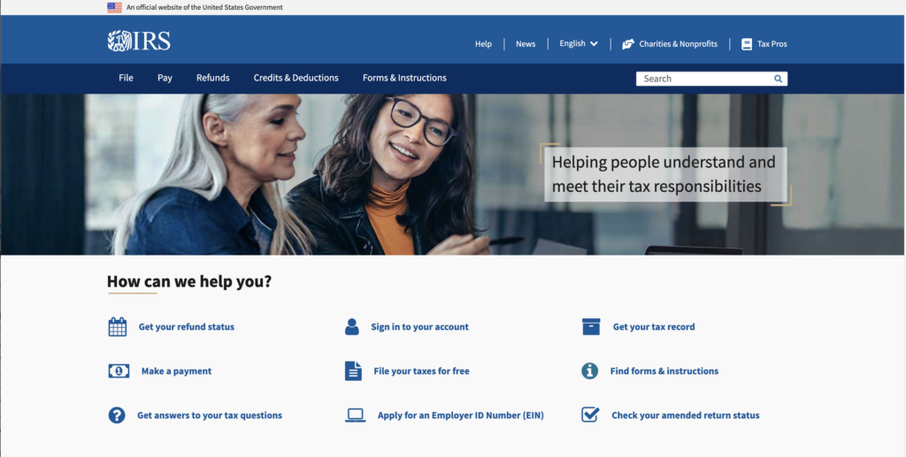 IRS Website